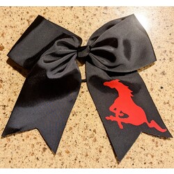 Black Mustang Hair Bow - $5 Product Image
