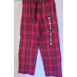 Red Flannel Pajama Pants with Monte Vista logo Product Image